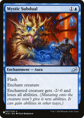 Mystic Subdual [The List Reprints] | Enigma On Main