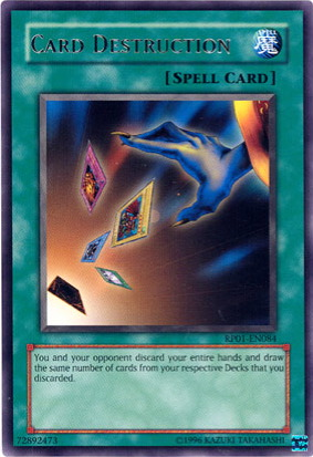 Card Destruction [RP01-EN084] Rare | Enigma On Main