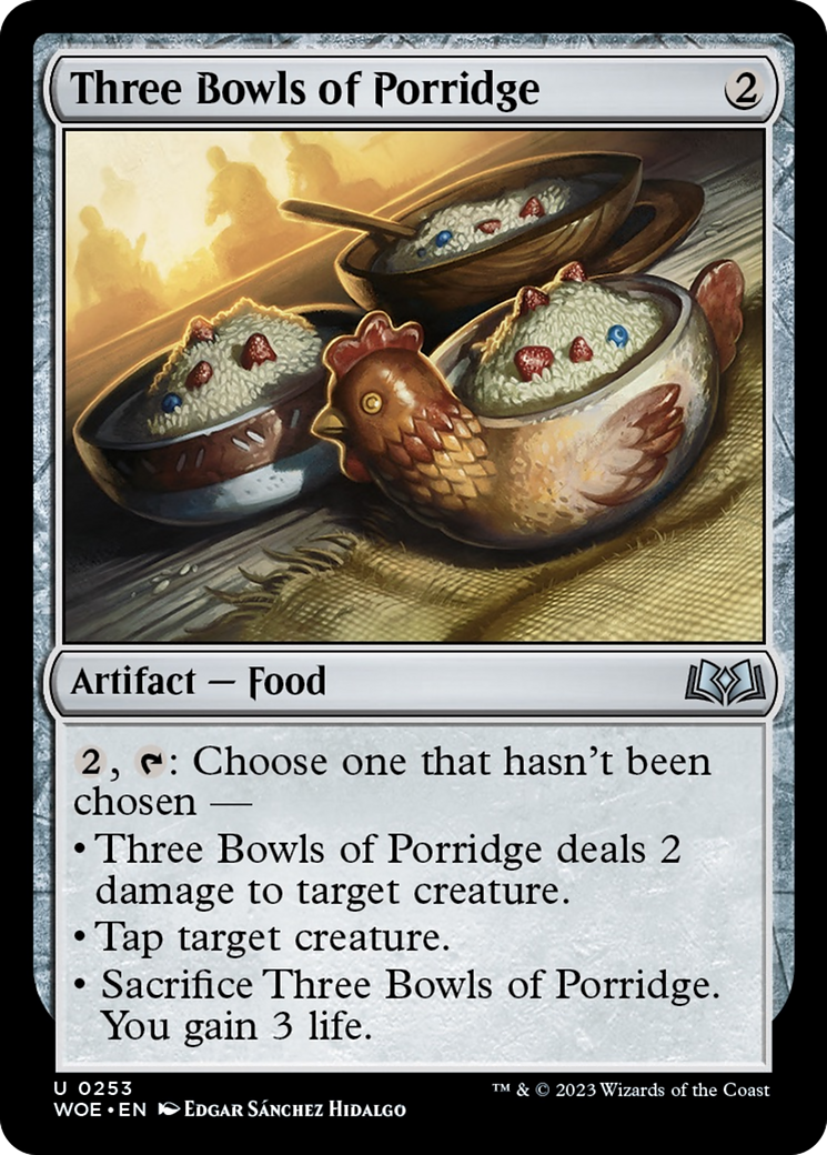 Three Bowls of Porridge [Wilds of Eldraine] | Enigma On Main