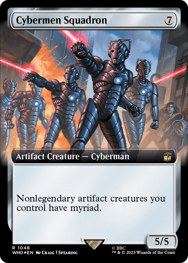 Cybermen Squadron (Extended Art) (Surge Foil) [Doctor Who] | Enigma On Main