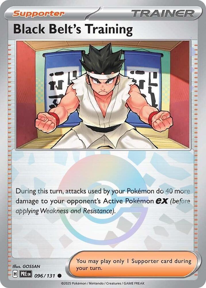 Black Belt's Training (096/131) (Poke Ball Pattern) [Scarlet & Violet: Prismatic Evolutions] | Enigma On Main