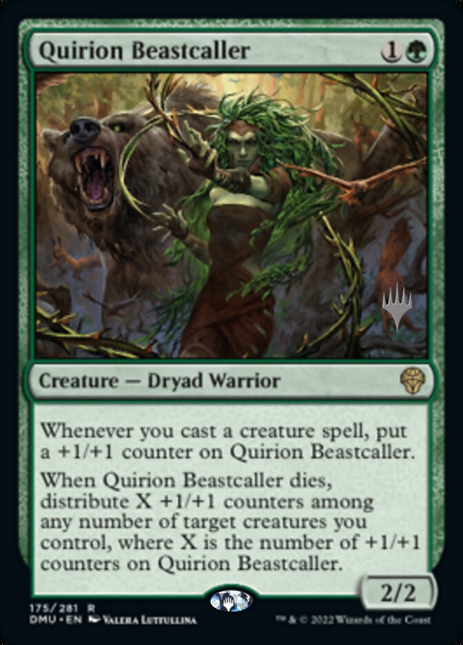 Quirion Beastcaller (Promo Pack) [Dominaria United Promos] | Enigma On Main