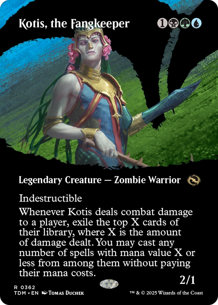 Kotis, the Fangkeeper (Borderless) [Tarkir: Dragonstorm] | Enigma On Main