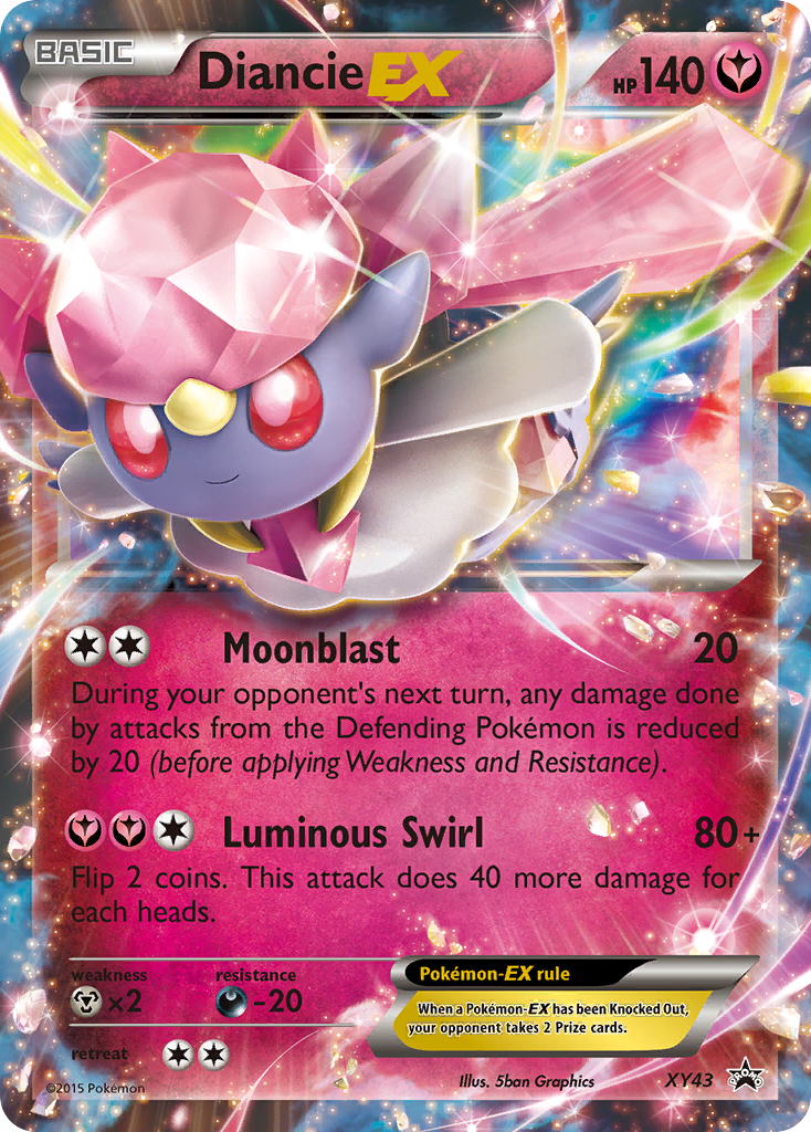 Diancie EX (XY43) [XY: Black Star Promos] | Enigma On Main