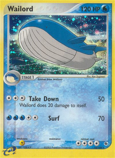 Wailord (14/109) [EX: Ruby & Sapphire] | Enigma On Main