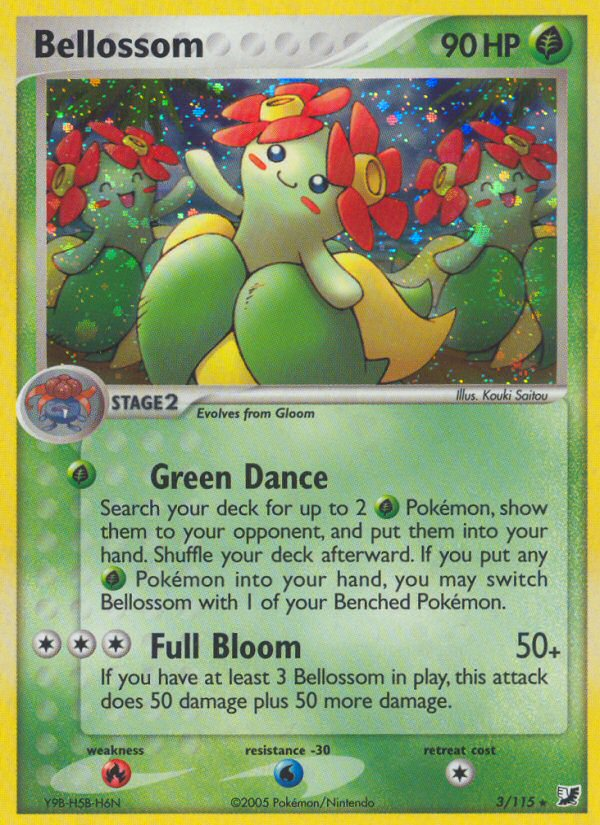 Bellossom (3/115) [EX: Unseen Forces] | Enigma On Main