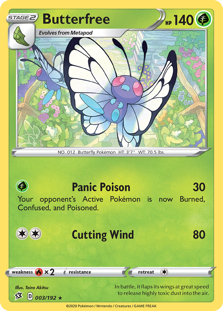 Butterfree (003/192) [Sword & Shield: Rebel Clash] | Enigma On Main