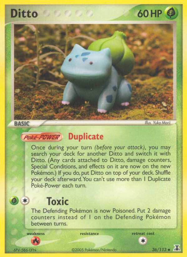 Ditto (36/113) [EX: Delta Species] | Enigma On Main