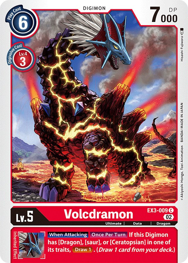 Volcdramon [EX3-009] [Draconic Roar] | Enigma On Main