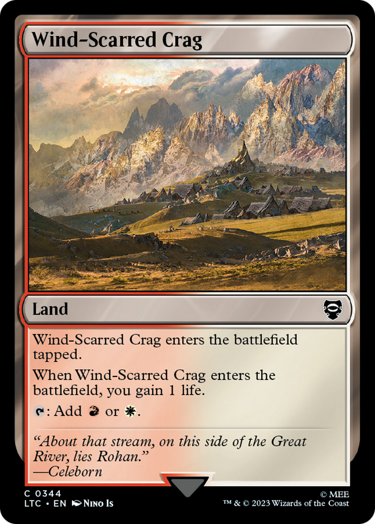 Wind-Scarred Crag [The Lord of the Rings: Tales of Middle-Earth Commander] | Enigma On Main