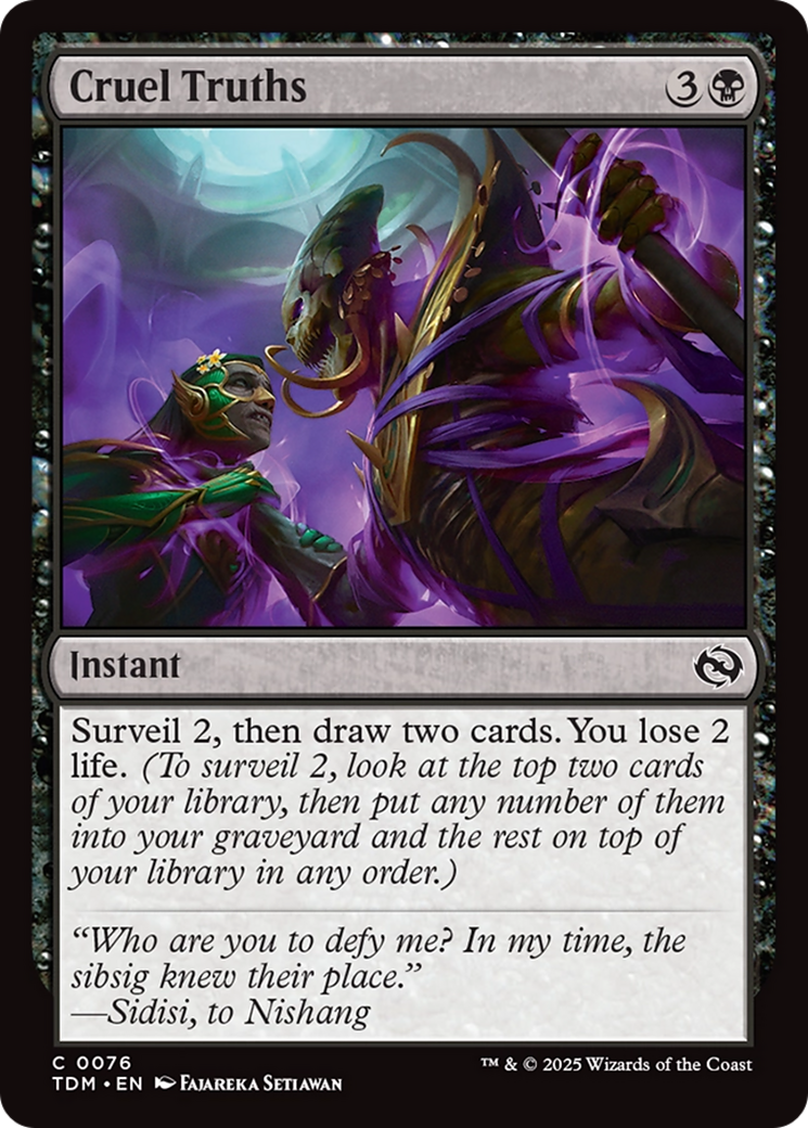 Cruel Truths [Tarkir: Dragonstorm] | Enigma On Main