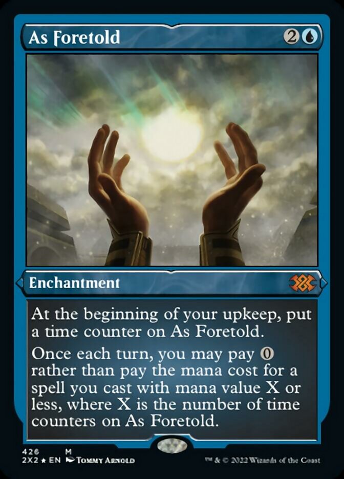 As Foretold (Foil Etched) [Double Masters 2022] | Enigma On Main