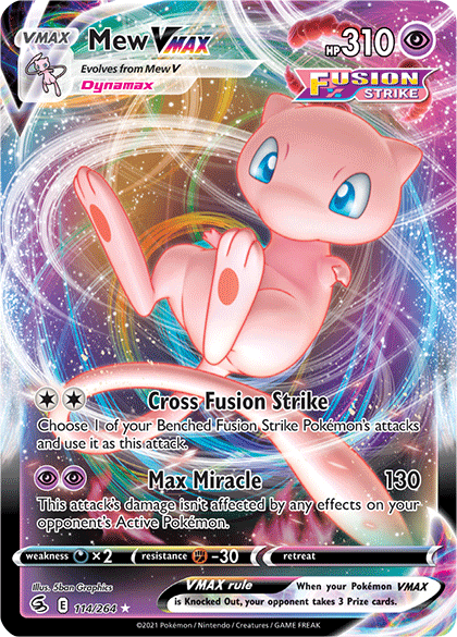 Mew VMAX (114/264) [Sword & Shield: Fusion Strike] | Enigma On Main