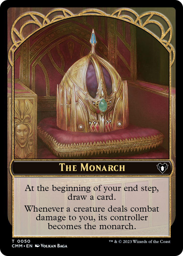 Copy (54) // The Monarch Double-Sided Token [Commander Masters Tokens] | Enigma On Main