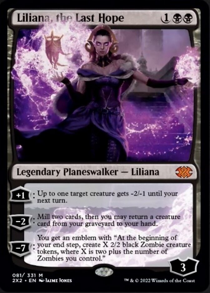 Liliana, the Last Hope [Double Masters 2022] | Enigma On Main