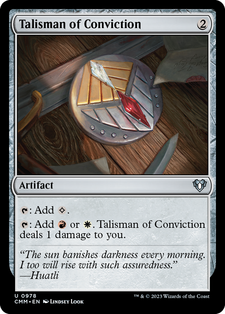 Talisman of Conviction [Commander Masters] | Enigma On Main