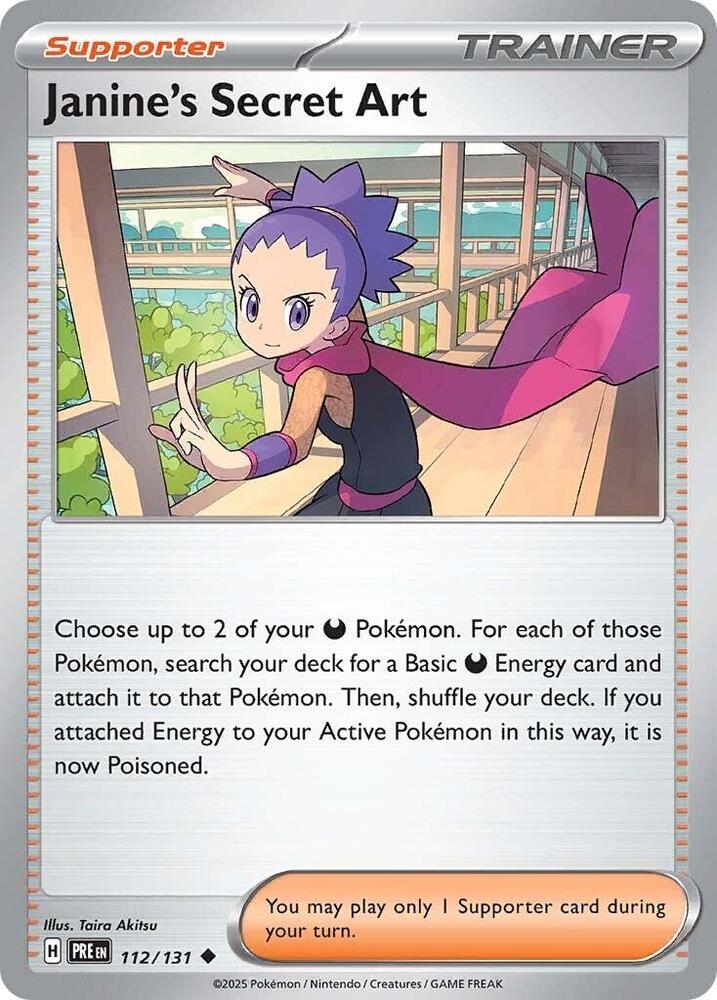 Janine's Secret Art (112/131) [Scarlet & Violet: Prismatic Evolutions] | Enigma On Main