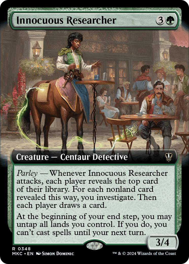 Innocuous Researcher (Extended Art) [Murders at Karlov Manor Commander] | Enigma On Main