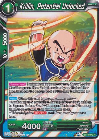 Krillin, Potential Unlocked (BT10-070) [Rise of the Unison Warrior 2nd Edition] | Enigma On Main