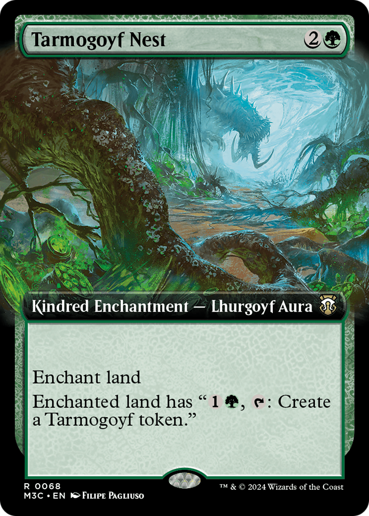 Tarmogoyf Nest (Extended Art) [Modern Horizons 3 Commander] | Enigma On Main