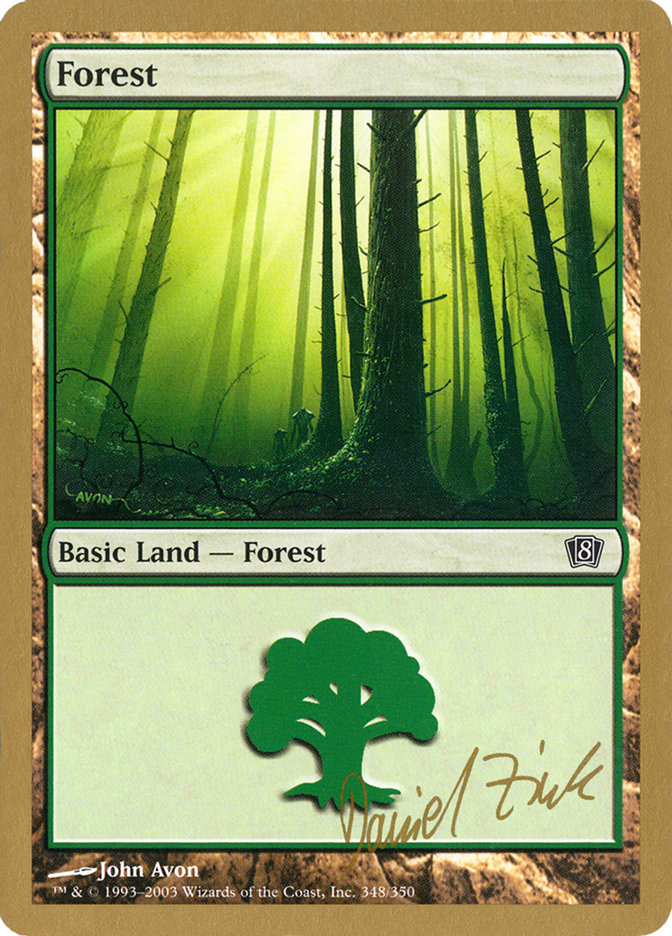 Forest (dz348) (Daniel Zink) [World Championship Decks 2003] | Enigma On Main