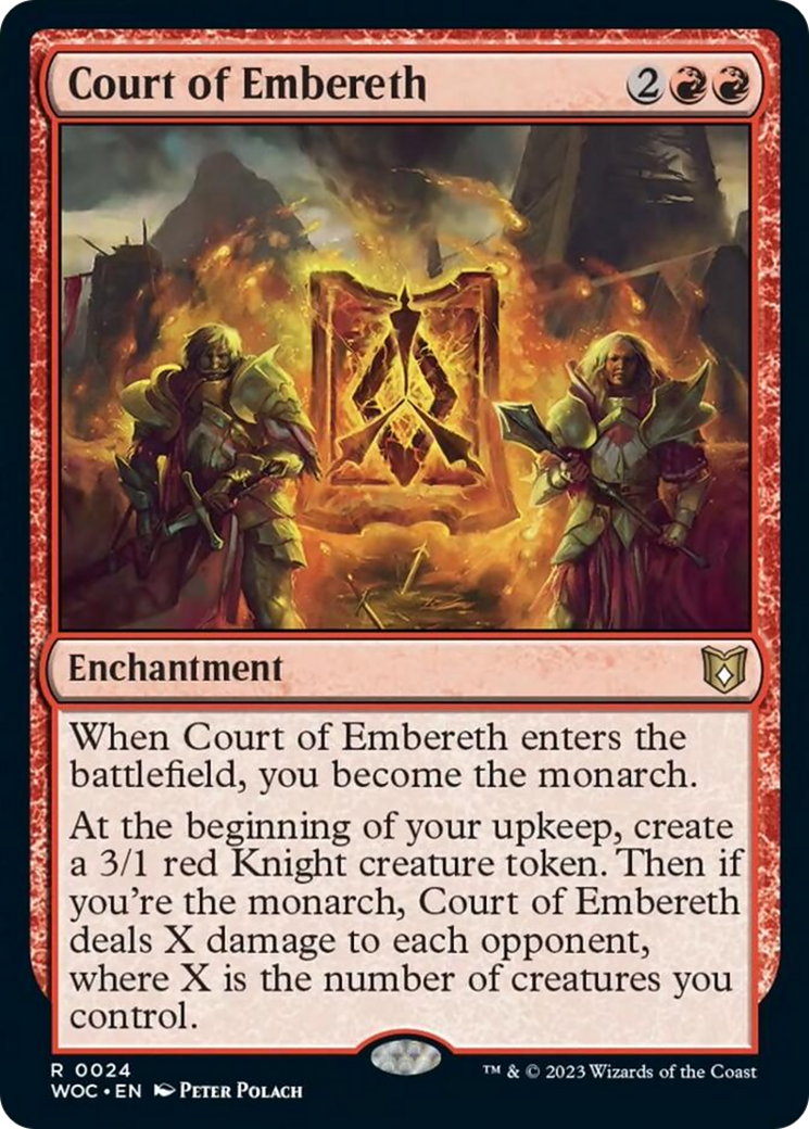 Court of Embereth [Wilds of Eldraine Commander] | Enigma On Main