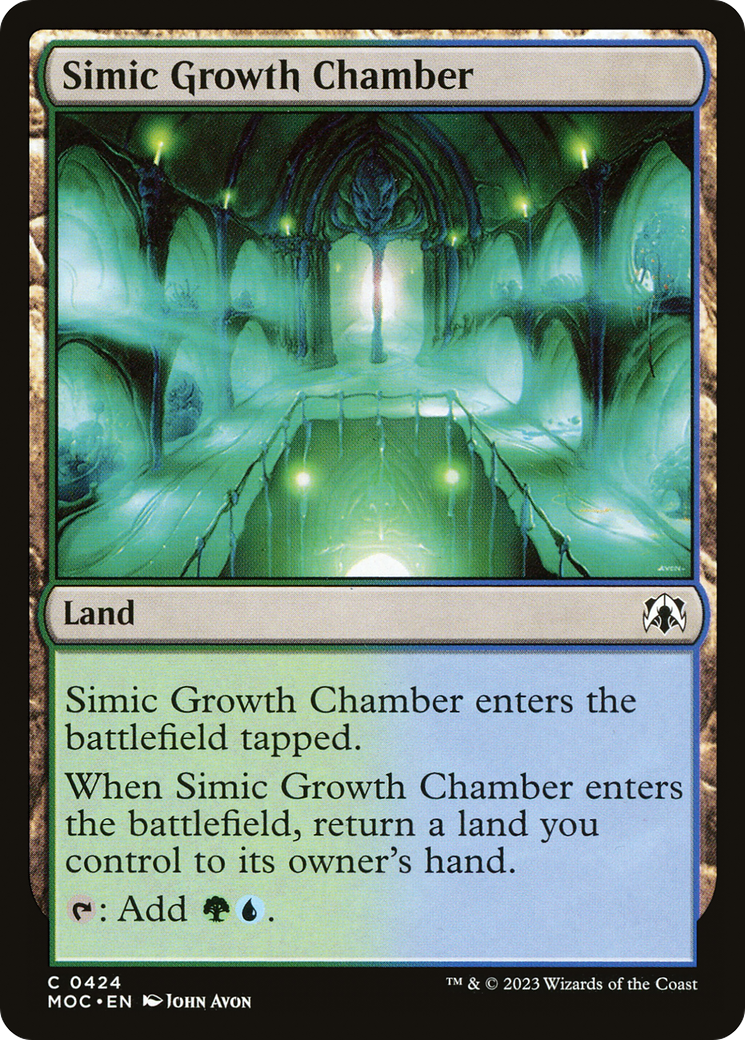Simic Growth Chamber [March of the Machine Commander] | Enigma On Main