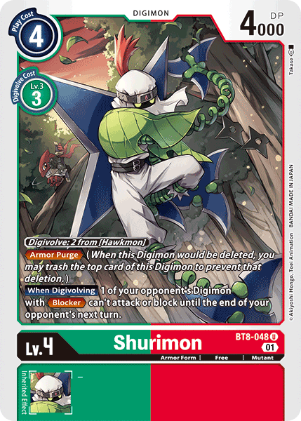 Shurimon [BT8-048] [New Awakening] | Enigma On Main