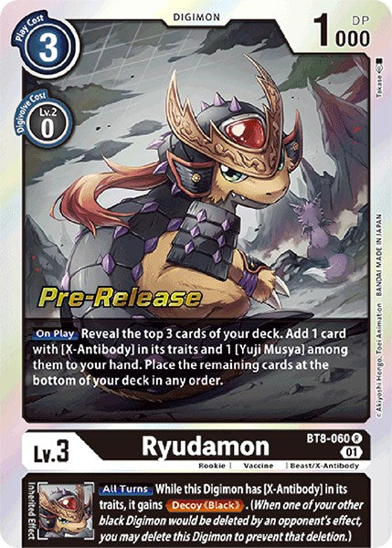 Ryudamon [BT8-060] [New Awakening Pre-Release Cards] | Enigma On Main