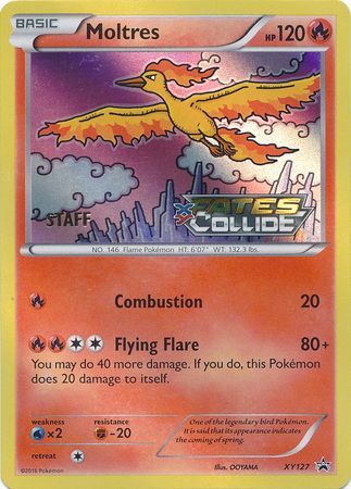 Moltres (XY127) (Staff) [XY: Black Star Promos] | Enigma On Main