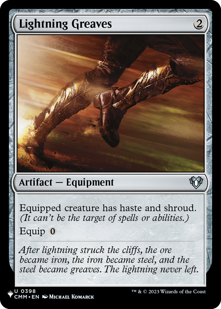 Lightning Greaves (CMM) [The List] | Enigma On Main