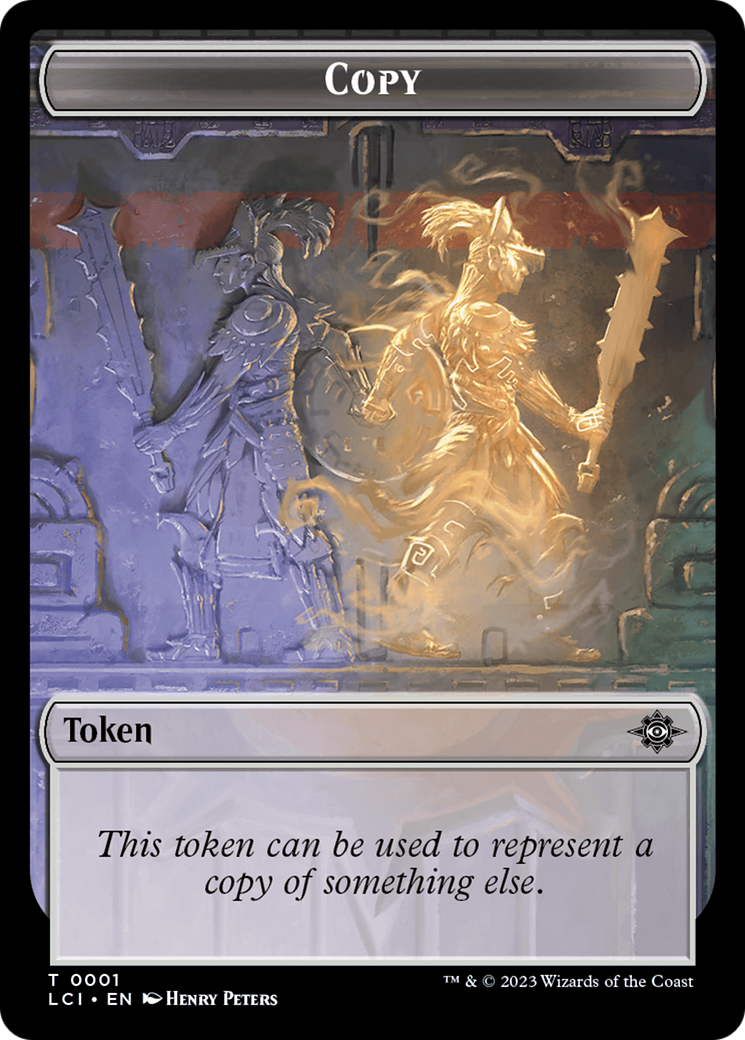 Copy // Spirit Double-Sided Token [The Lost Caverns of Ixalan Tokens] | Enigma On Main