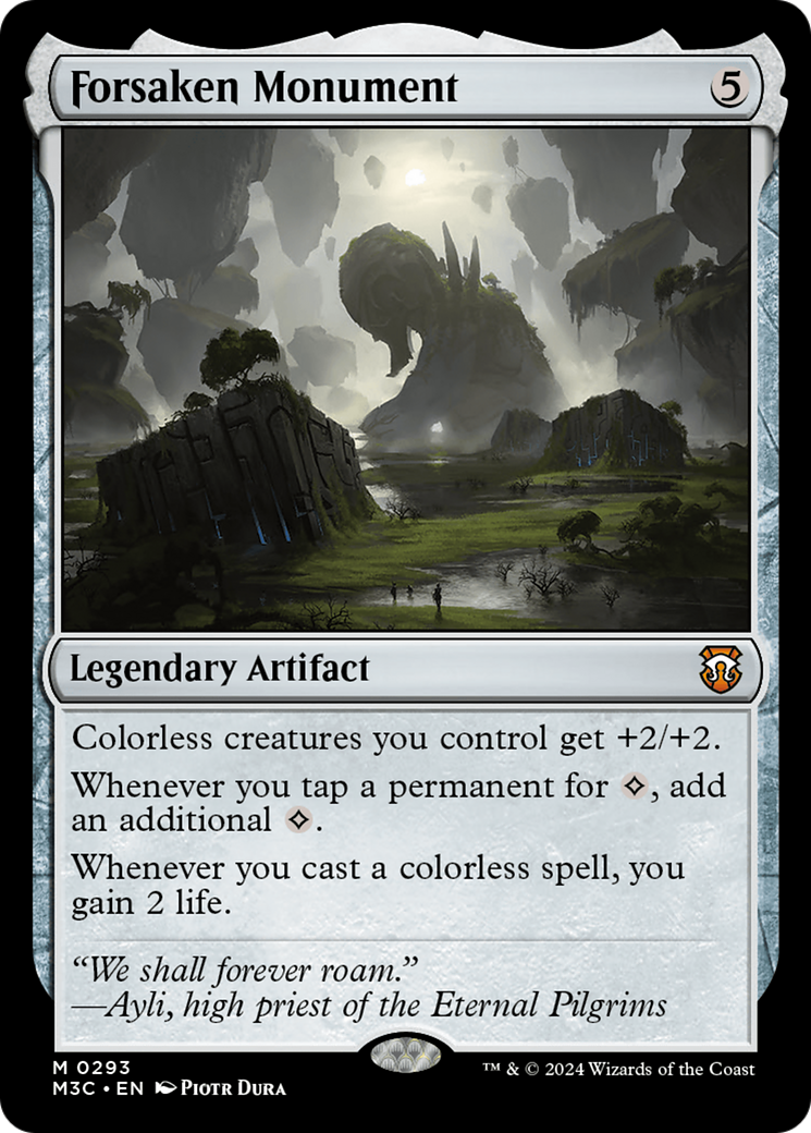 Forsaken Monument (Ripple Foil) [Modern Horizons 3 Commander] | Enigma On Main