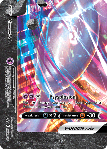 Mewtwo V-Union (SWSH161) [Sword & Shield: Black Star Promos] | Enigma On Main