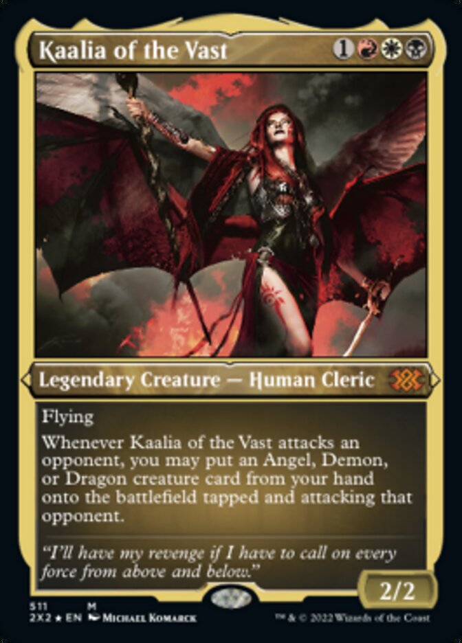 Kaalia of the Vast (Foil Etched) [Double Masters 2022] | Enigma On Main