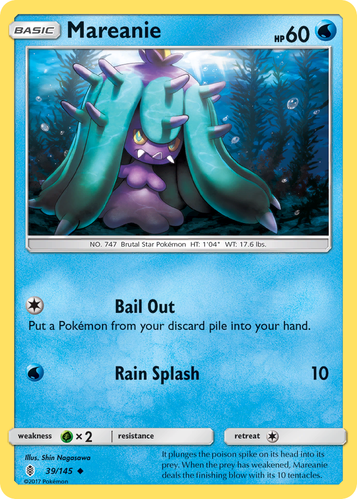 Mareanie (39/145) [Sun & Moon: Guardians Rising] | Enigma On Main