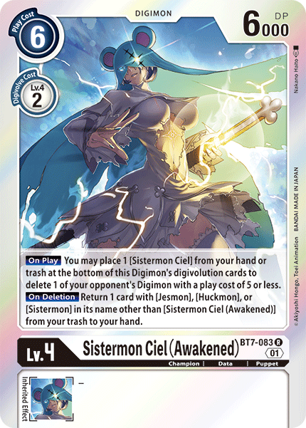 Sistermon Ciel (Awakened) [BT7-083] [Next Adventure] | Enigma On Main