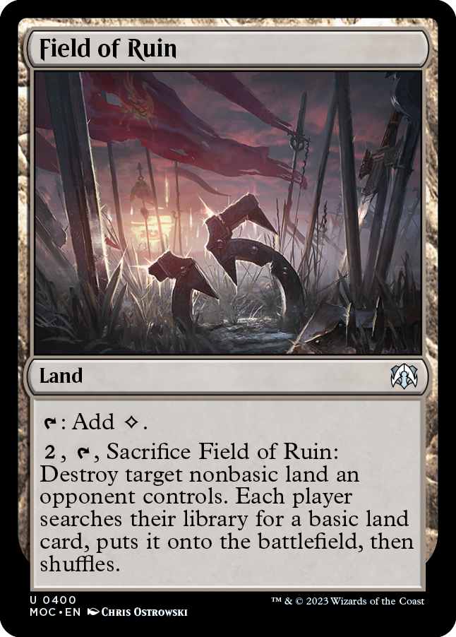 Field of Ruin [March of the Machine Commander] | Enigma On Main