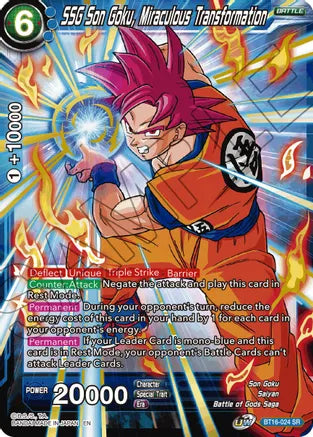 SSG Son Goku, Miraculous Transformation (BT16-024) [Realm of the Gods] | Enigma On Main