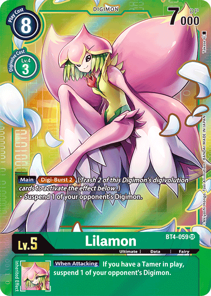 Lilamon [BT4-059] (Alternate Art) [Great Legend] | Enigma On Main