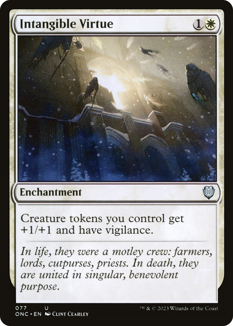 Intangible Virtue [Phyrexia: All Will Be One Commander] | Enigma On Main