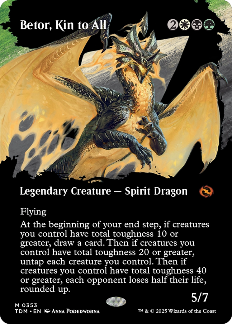 Betor, Kin to All (Borderless) [Tarkir: Dragonstorm] | Enigma On Main