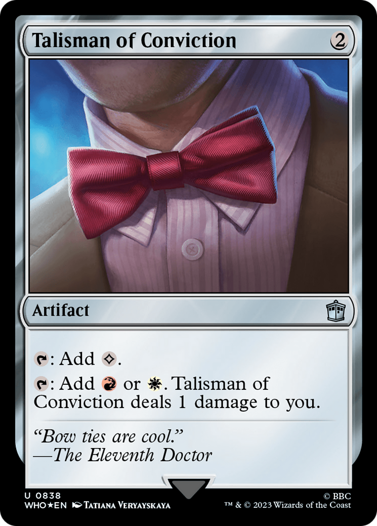 Talisman of Conviction (Surge Foil) [Doctor Who] | Enigma On Main