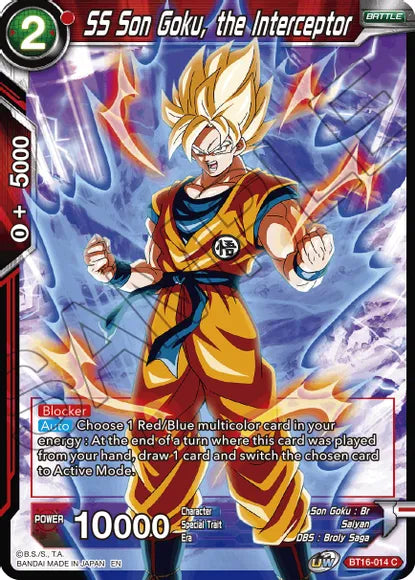 SS Son Goku, the Interceptor (BT16-014) [Realm of the Gods] | Enigma On Main