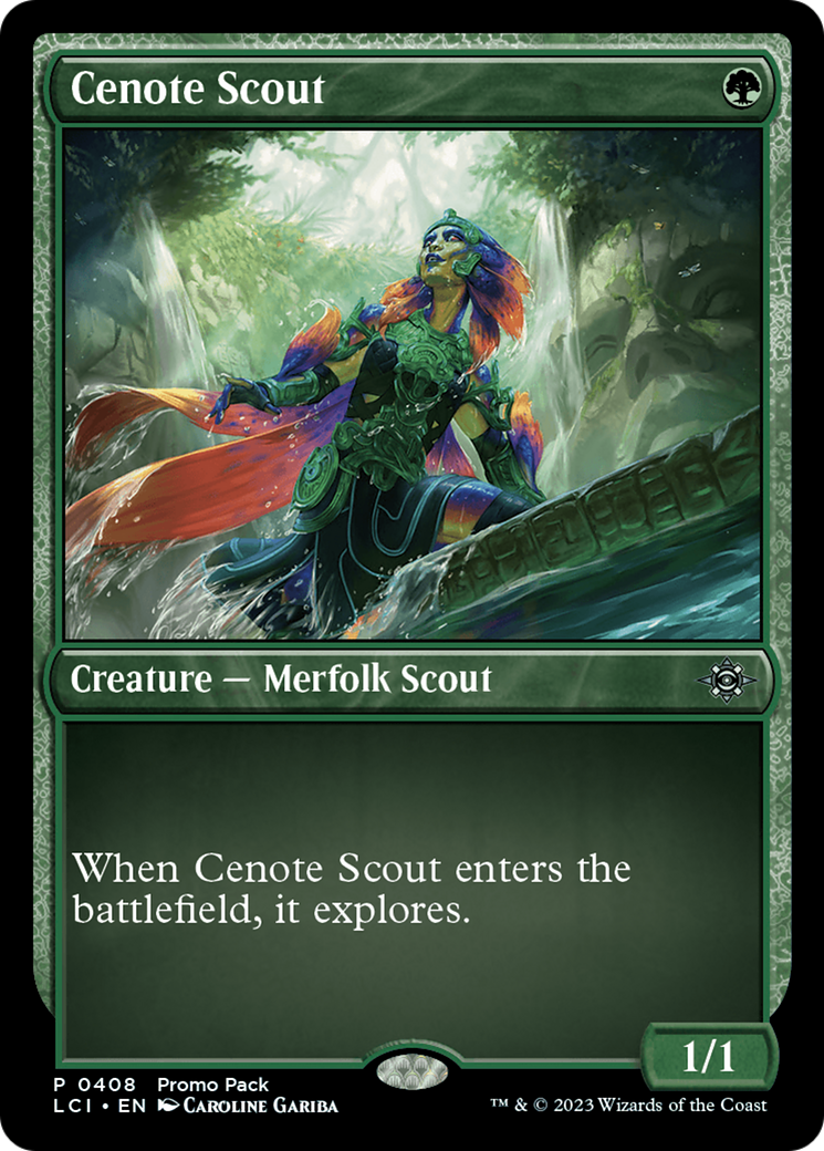 Cenote Scout [The Lost Caverns of Ixalan Promos] | Enigma On Main