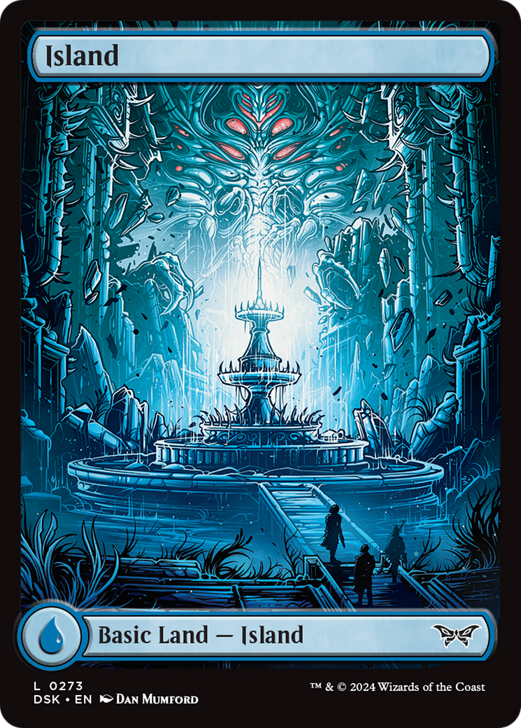 Island (273) - Full Art [Duskmourn: House of Horror] | Enigma On Main