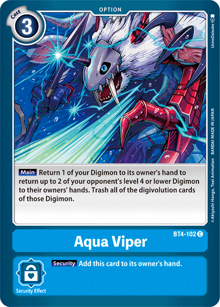 Aqua Viper [BT4-102] [Great Legend] | Enigma On Main