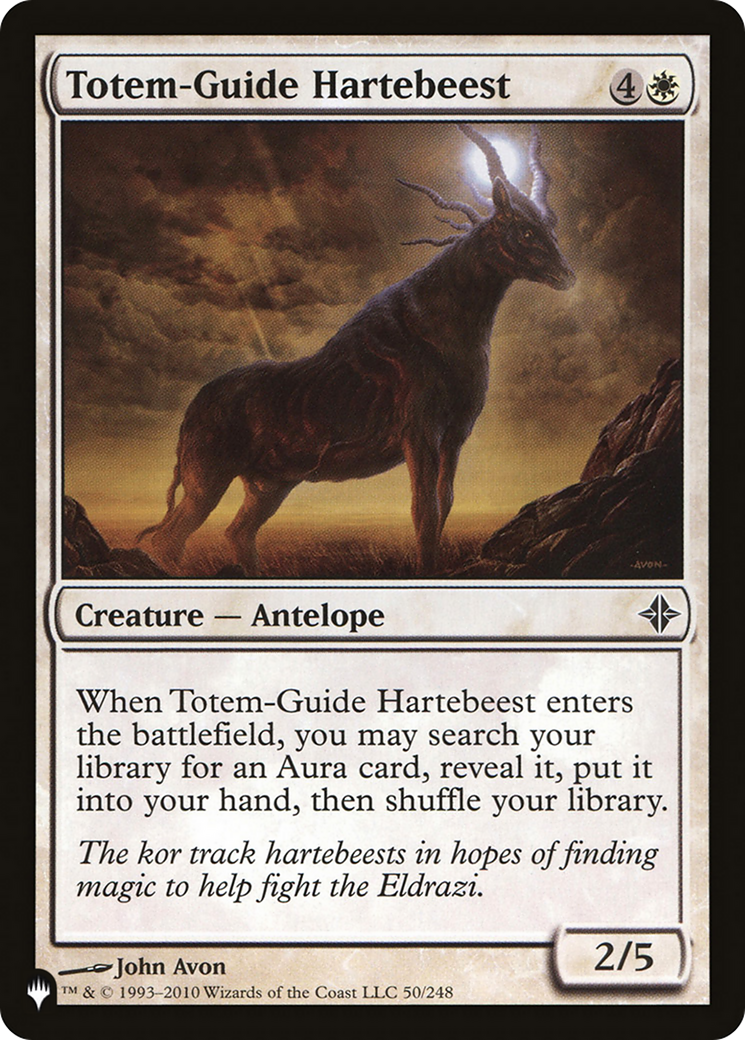 Totem-Guide Hartebeest [The List Reprints] | Enigma On Main