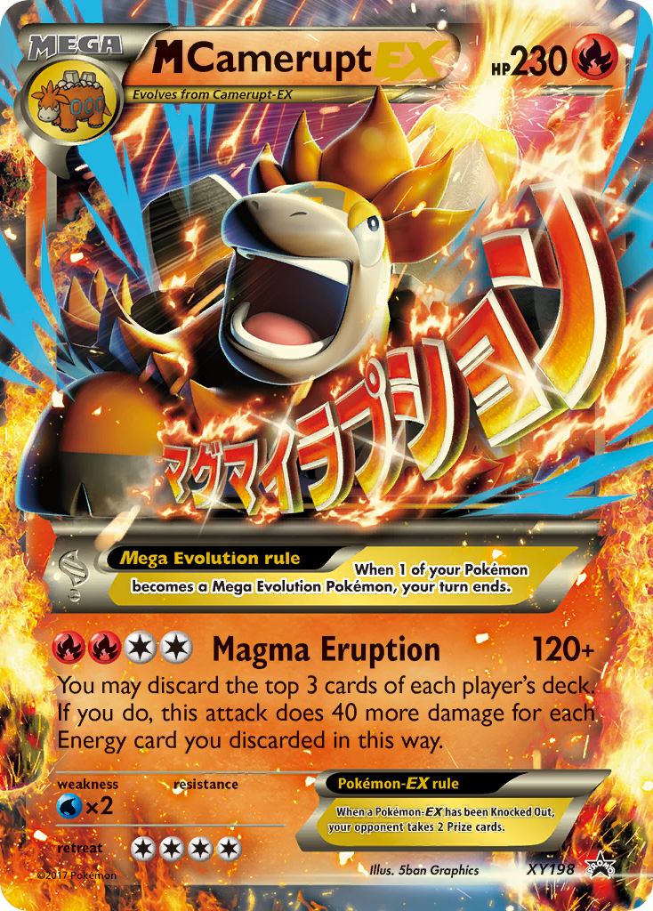 M Camerupt EX (XY198) [XY: Black Star Promos] | Enigma On Main