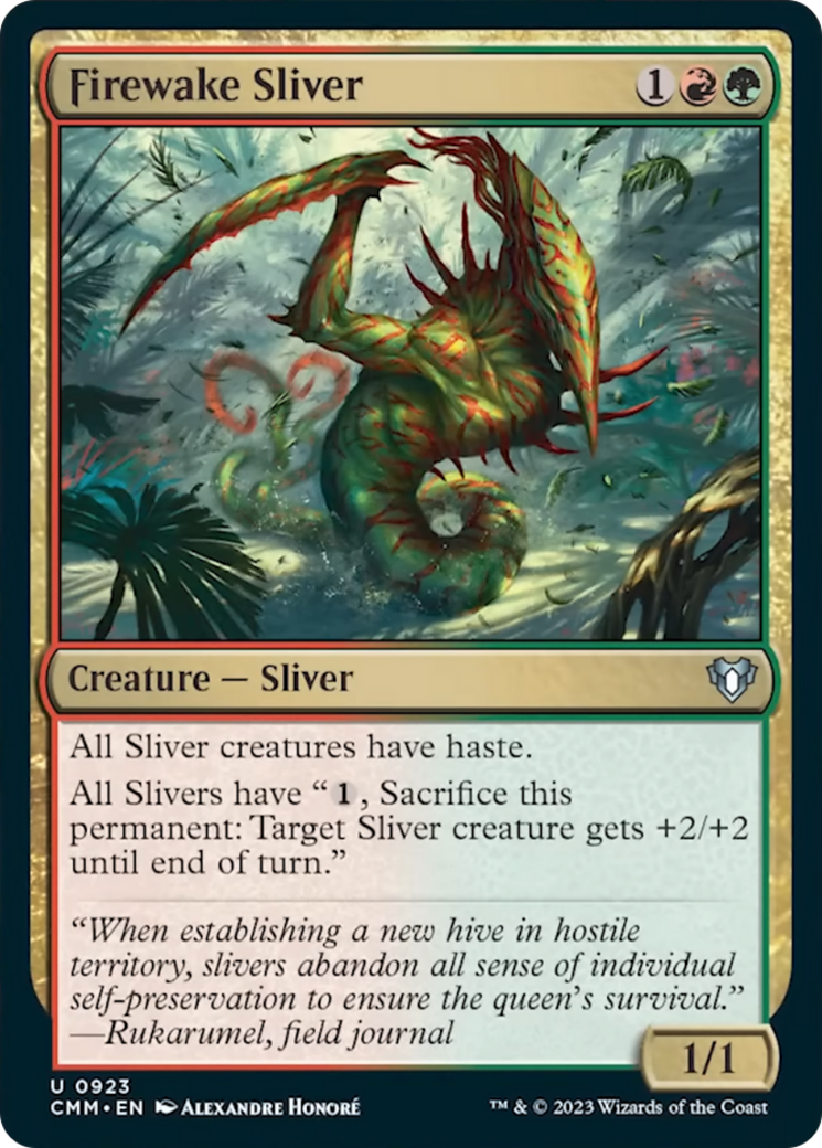 Firewake Sliver [Commander Masters] | Enigma On Main